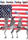 Cartoon: America (small) by Stefan von Emmerich tagged trump,dump,donald,stupid,animal,karikatur,cartoon