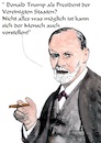 Cartoon: Freud und Leid (small) by Stefan von Emmerich tagged trump,dump,donald,stupid,animal,karikatur,cartoon