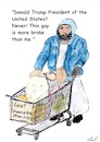 Cartoon: Homeless speaking (small) by Stefan von Emmerich tagged trump,dump,donald,tie,ape,stupid,animal,karikatur,cartoon