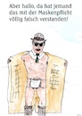Cartoon: Maskenpflicht (small) by Stefan von Emmerich tagged corona,mundschutz,virus,schutz