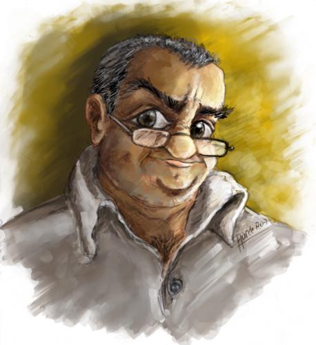 Cartoon: portrait_caricature (medium) by handelizm tagged portrait