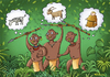 Cartoon: Food (small) by elihu tagged food canibal jungle