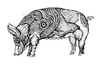 Cartoon: pig (small) by Battlestar tagged pig,schwein,tiere,animals