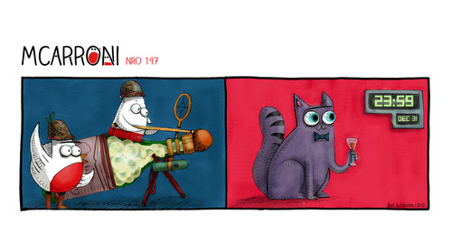 Cartoon: Happy New Year! (medium) by julianloa tagged year,new,2013,amadeo,mcarroni