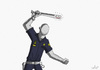 Cartoon: Police (small) by julianloa tagged police,repression,violence,rage,manifestations,indignados