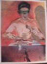 Cartoon: Money Pastellzeichnung  45x70cm. (small) by bvhabenicht tagged umwelt mensch zerstörung eigene scheisse fressen