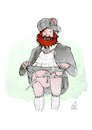 Cartoon: Dudelsack (small) by Koppelredder tagged dudelsack,kilt,schotte,schottland,schottenrock,folklore,sitten,geheimnis,musik,sex,erotik