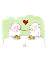 Cartoon: Liebe (small) by Koppelredder tagged liebe,loveislove,onelove,love,romantik