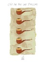 Cartoon: Pipeline (small) by Koppelredder tagged pipe,pipeline,magritte,renemagritte,surrealismus,putin,russland,deutschland,gas,gaspreise,nordstream,nordstream1,nordstream2