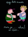 Cartoon: schuchter (small) by ceesdevrieze tagged relatie