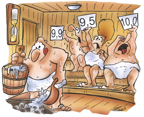 Aufguss in der Sauna Aufguss in der Sauna