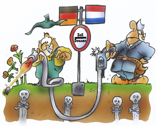 Cartoon: Fracking002 (medium) by HSB-Cartoon tagged fracken,fracking,erdgas,gasförderung,tiefengesteon,grenze,deutschland,nniederlande,holland,grenzregion,grenzgebiet,frackingindustrie,industrie,pistole,waffe,holländer,deutscher,karikatur,cartoon,fracken,fracking,erdgas,gasförderung,tiefengesteon,grenze,deutschland,nniederlande,holland,grenzregion,grenzgebiet,frackingindustrie,industrie,pistole,waffe,holländer,deutscher,karikatur,cartoon