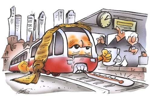Cartoon: Krankenstand bei der Bahn (medium) by HSB-Cartoon tagged db,deutsche,bahn,schienenverkehr,schienenersatzverrkähr,verspätung,zugausfall,zugverspätung,regionalverkehr,regionalbahn,bahnsteig,bahnkunde,pendler,öpnv,zugreise,zugfahrt,fahrplan,karikatur,influenca,cartoon,grippe,krankmeldung,krankenstand,krankheitsbedingt,schnupfen,verschnupft,krankenschein,gelber,schein,bahnhof,db,deutsche,bahn,schienenverkehr,schienenersatzverrkähr,verspätung,zugausfall,zugverspätung,regionalverkehr,regionalbahn,bahnsteig,bahnkunde,pendler,öpnv,zugreise,zugfahrt,fahrplan,karikatur,influenca,cartoon,grippe,krankmeldung,krankenstand,krankheitsbedingt,schnupfen,verschnupft,krankenschein,gelber,schein,bahnhof