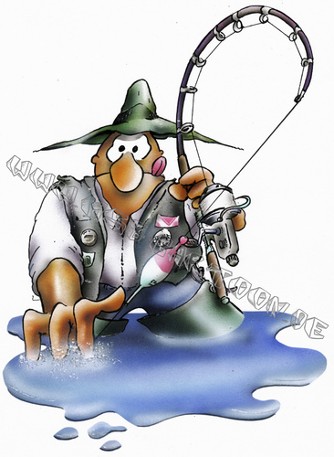 Cartoon: lets go fishing (medium) by HSB-Cartoon tagged fish,fishing,angel,angeling,fishingsport,sport,water,fisher,sea,tackle,angeln,angelsport,fischen,fisch,rute,river,fluss,see,cartoon,caricature,airbrush