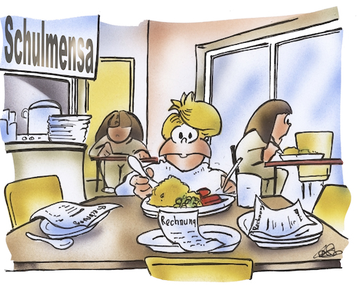 Cartoon: Mensaessen (medium) by HSB-Cartoon tagged mensa,schulmensa,mensaesse,schulkantine,schulspeisung,mensaküche,mensakosten,mensagericht,kosten,rechnung,essen,kostgeld,schule,schüler,schulpause,übermittagsbetreuung,mahlzeit,schulmahlzeit,mensaraum,karikatur,mensa,schulmensa,mensaesse,schulkantine,schulspeisung,mensaküche,mensakosten,mensagericht,kosten,rechnung,essen,kostgeld,schule,schüler,schulpause,übermittagsbetreuung,mahlzeit,schulmahlzeit,mensaraum,karikatur