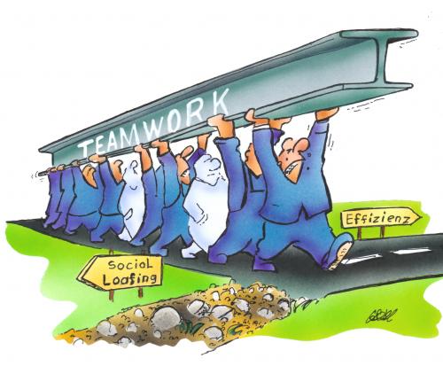 Cartoon: teamwork (medium) by HSB-Cartoon tagged team,plant,factory,teamwork,leofer,social,working
