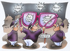 Cartoon: 2010 (small) by HSB-Cartoon tagged brille,neujahr,sylvester,jahreswechsel,2010,politik,aufschwung,arbeitsplätze,krise