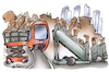 Cartoon: Bahneinstieg (small) by HSB-Cartoon tagged bus,bahn,bahneinstieg,bahnsteig,zug,lok,sbahn,öpnv,pendler,fahrgast,behindertengerecht,aufzug,rolltreppe,db,bundesbahn,schienenverkehr,schienenersatzverkehr,verkehr,zugbegleiter,zugführer,bahnhof,busbahnhof,cartoon