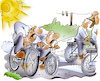 Cartoon: E bikes auf dem Vormarsch (small) by HSB-Cartoon tagged fahrrad,fahrradfahrer,bike,bicycle,radler,ebike,elektrofahrrad,fahrradmesse,treckingrad,mountainbike,fahrradhändler,fahrradmarkt,cartoon,cartoonzeichner,fahrradboom,radfahren,pedalritter,radtour,radweg