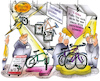 Cartoon: Fahrrad der Zukunft (small) by HSB-Cartoon tagged fahrrad,fahrradfahrer,bike,bicycle,radler,ebike,elektrofahrrad,fahrradmesse,fahrradausstellung,treckingrad,mountainbike,fahrradhändler,fahrradmarkt,cartoon,cartoonzeichner,fahrradboom,radfahren,future