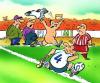 Cartoon: Flügelflitzer (small) by HSB-Cartoon tagged fussball sport spieler soccer 