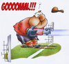 Cartoon: Gooooooaaal (small) by HSB-Cartoon tagged goal,goalkeeper,football,soccer,game,defender,tackle,penalty,shot,ball,fußball,fußballspieler,torwart,airbrush