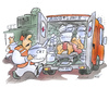 Cartoon: Krankenhausküche (small) by HSB-Cartoon tagged krankenhaus,hospital,krankenwagen,küche,sanitäter