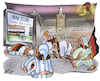 Cartoon: Public viewing (small) by HSB-Cartoon tagged wm,weltmeisterschaft,public,viewing,zuschauer,wmspiele,dfb,deutsche,nationalschaft,mannschaft,nationalmannschaft,fan,fußballfan,schlafen,nacht,fankultur,fußballfieber,fußballbegeisterung,fußballverrückt,fußballbegeistert