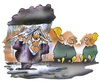 Cartoon: rainy days (small) by HSB-Cartoon tagged regen,wetter,laune,miserfolg,weather,rain,feeling,airbrush,auirbrushart
