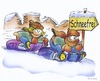 Cartoon: Schneefrei (small) by HSB-Cartoon tagged winter,schnee,eis,schule,snow,ice,school,pupils,schüler,cartoon,caricature,karikatur,airbrush,hsbcartoon