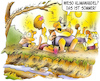 Cartoon: Sommer (small) by HSB-Cartoon tagged sommer,klimawandel,hitze,sommerwetter,sommerzeit,wärme,erderwärmung,natur,umwelt,wetter,trockenheit,dürre