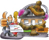 Cartoon: Wärmedämmung (small) by HSB-Cartoon tagged wärmedämmung,wärmeschutz,energie,energiesparen,haus,hausbesitzer,hauseigentümer,modernisierung,airbrush,karikatur