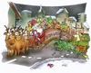 Cartoon: Weihnachtsgigaliner (small) by HSB-Cartoon tagged nikolaus,weihnachten,schlitten,rentiere,polizei,strassen,verkehr,geschenke,advent,gigaliner,warenverkehr,transit,weihnachtsmann,winter,cartoon,karikatur,airbrush,airbrushart,hsbcartoon,hsbfaktory