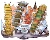 Cartoon: Wochenmarkt (small) by HSB-Cartoon tagged wochenmarkt,markt,gemüsemarkt,gemüseverkäufer,fischstand,metzger,obst,obststand,obstverkäufer,wochenendmarkt,marktplatz,marktbeschicker,einkaufen,handel,verzehr,käse,marktbude,kaufen