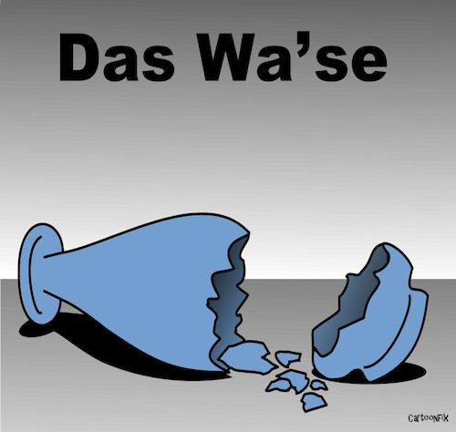 Cartoon: Das WaSe (medium) by Cartoonfix tagged redensart,mundart,dialekt,grammatik,für,fortgeschrittene