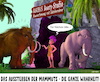 Cartoon: Die ganze Wahrheit... (small) by Cartoonfix tagged schönheitswahn,beauty,studio,mammuts,aussterben,steinzeit