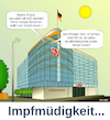 Cartoon: Impfmüdigkeit (small) by Cartoonfix tagged impfmüdigkeit,infektionszahlen,rki,bundesregierung