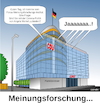 Cartoon: Meinungsforschung (small) by Cartoonfix tagged meinungsforschung