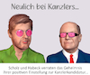 Cartoon: Neulich bei Kanzlers... (small) by Cartoonfix tagged habeck,scholz,kanzlerkandidatur,rosar,rote,brille