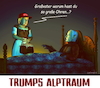Cartoon: Trumps Alptraum (small) by Cartoonfix tagged donald,trump,joe,biden,wahlen,gerichtsverfahren,us,2024