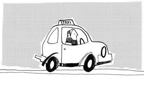 Cartoon: taxi (medium) by agataraczynska tagged raczynska,agata
