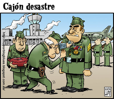 Cartoon: condecoracion (medium) by Wadalupe tagged condecoracion,ejercito,army