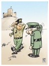 Cartoon: saludo (small) by Wadalupe tagged ejercito,milicia,saludo,cortesia,oficial,soldado,cuartel,desfile