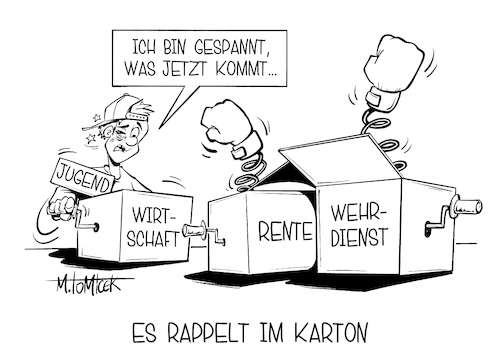 Es rappelt im Karton