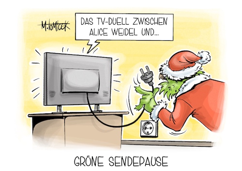 Grüne Sendepause