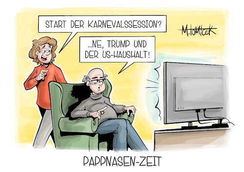 Pappnasen-Zeit