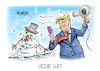 Cartoon: Heiße Luft (small) by Mirco Tomicek tagged donald,trump,nato,forderungen,forderung,ausgaben,finanzen,geld,prozent,usa,us,amerika,präsident,zukünftiger,heiße,luft,schnee,schneefall,schneemann,rüstung,karikatur,pressekarikatur,cartoon,mirco,tomicek