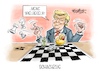 Cartoon: Schachzug (small) by Mirco Tomicek tagged donald,trump,regierung,kabinett,us,usa,wahl,wahlen,amerika,präsidentschaftswahl,zukünftiger,präsident,weißes,haus,minister,verteidugungsminister,hegseth,musk,schach,karikatur,pressekarikatur,mirco,tomicek