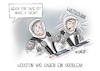 Cartoon: Space X (small) by Mirco Tomicek tagged space,nasa,houston,tesla,astronaut,weltraum,is,elon,musk,corona