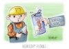 Cartoon: Verleiht Flügel (small) by Mirco Tomicek tagged bau,turbo,gesetz,bundeskabinett,wohnbau,wohnungsbau,wohnungen,wohnung,wohnungsnot,familien,gebäude,stadt,bauen,bob,der,baumeister,redbull,energy,karikatur,pressekarikatur,cartoon,mirco,tomicek